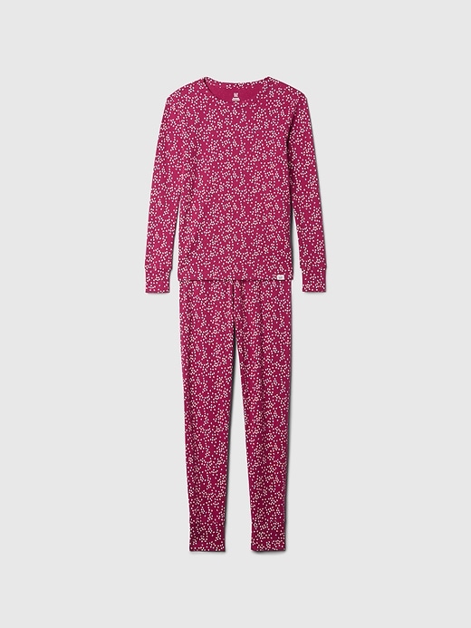 L'image numéro 1 présente Pyjama en coton biologique brossé pour Enfant