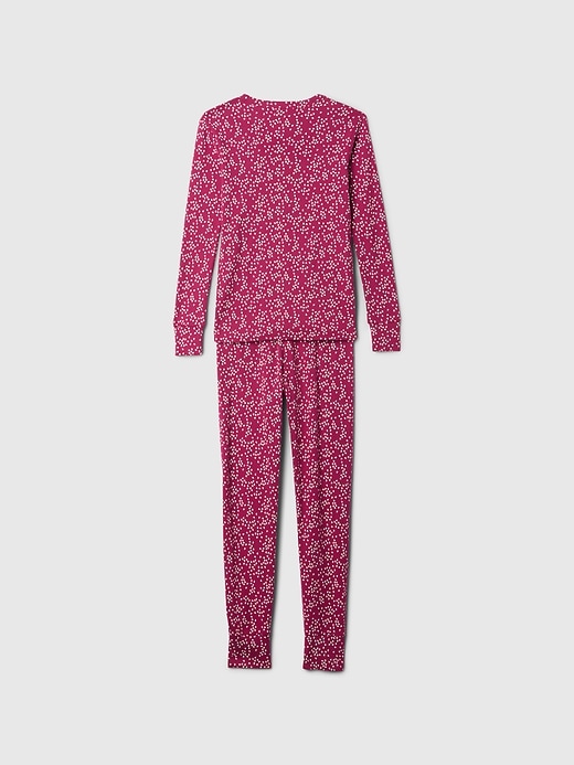 L'image numéro 2 présente Pyjama en coton biologique brossé pour Enfant