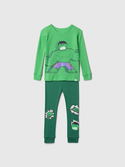 Image number 1 showing, Baby &amp; Toddler Marvel Organic Brushed Cotton PJ Set