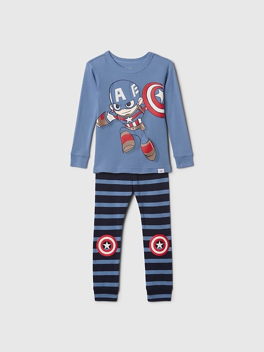 Image number 1 showing, Baby &amp; Toddler Marvel Organic Brushed Cotton PJ Set