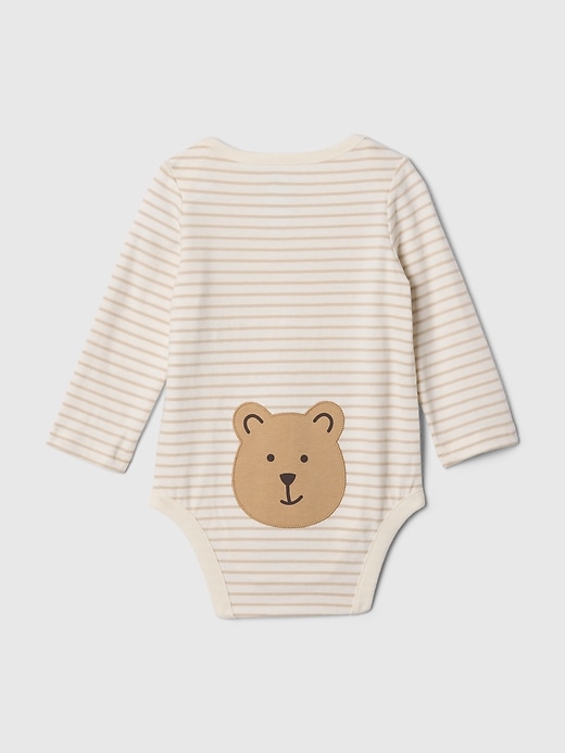 Image number 2 showing, Baby First Favorites Organic Cotton Bear Bodysuit