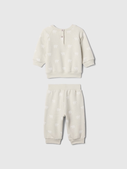 L'image numéro 2 présente Ensemble en coton ouaté Vintage doux pour Bébé