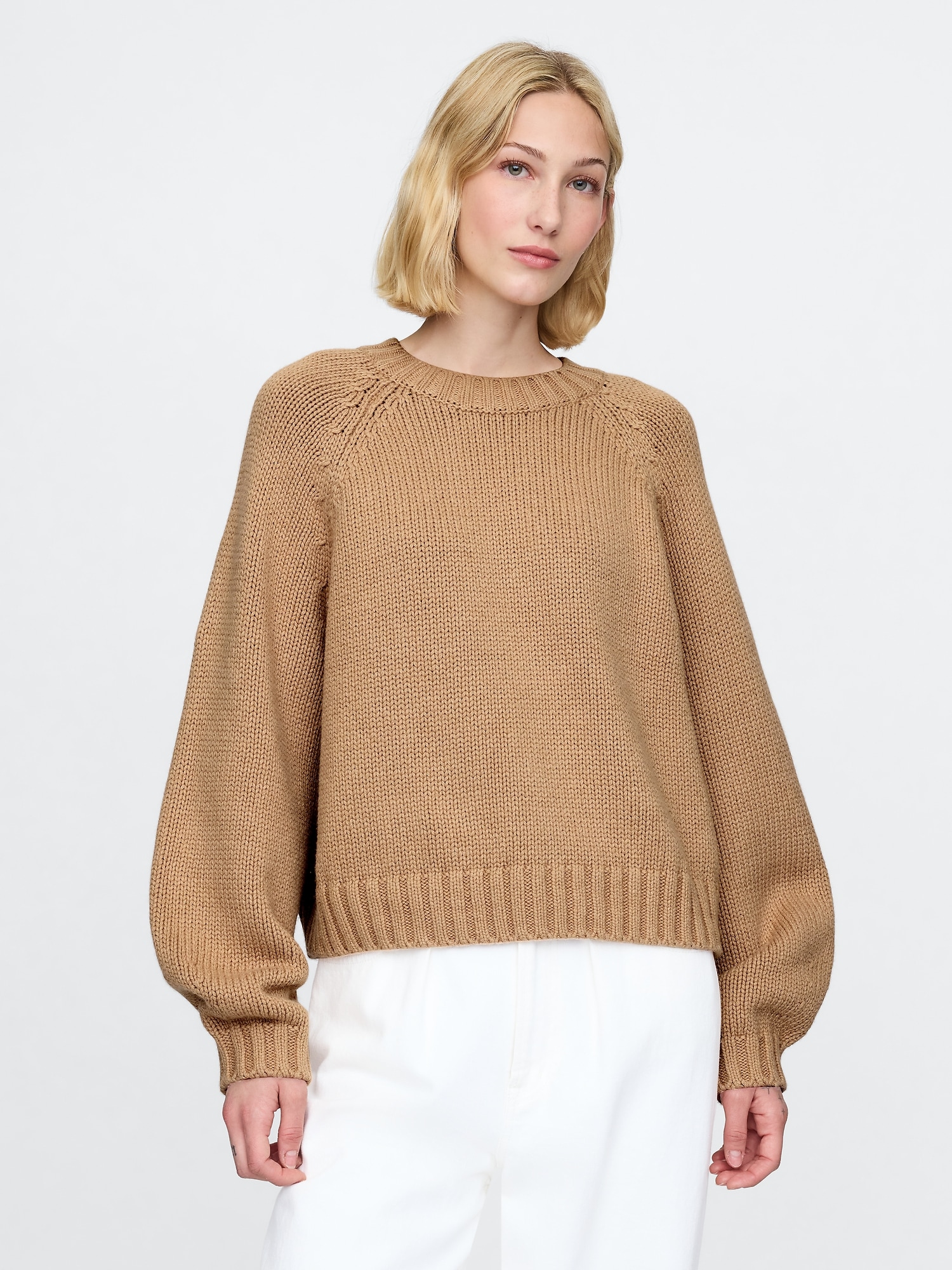 Relaxed Crewneck Sweater