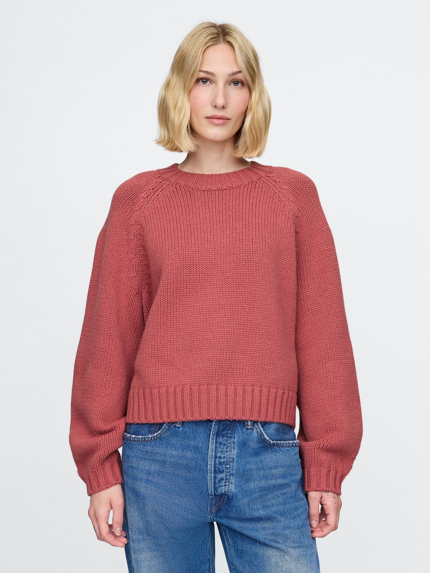 Relaxed Crewneck Sweater