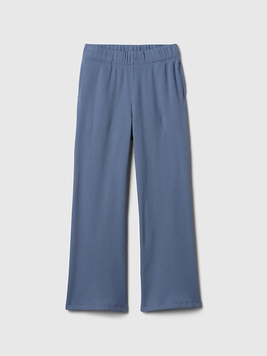 Image number 5 showing, Kids Waffle-Knit Wide-Leg Pants