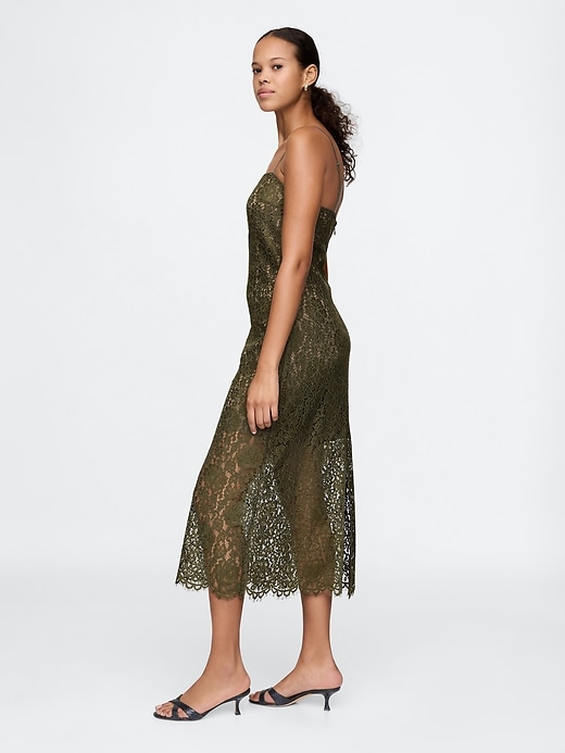 Image number 3 showing, Lace Midi Dress