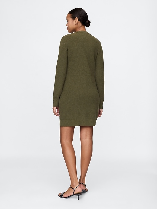 Image number 2 showing, Shaker-Stitch Mini Sweater Dress