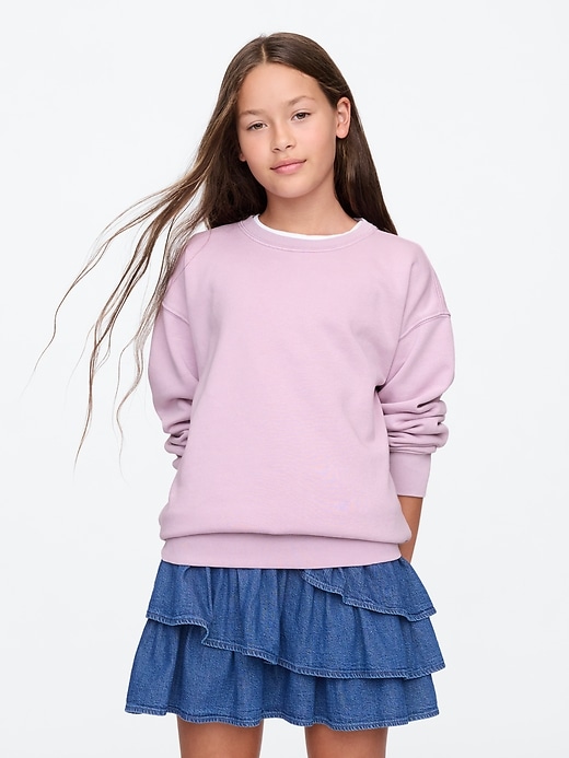 Image number 4 showing, Kids Vintage Soft Washed Relaxed Sweatshirt