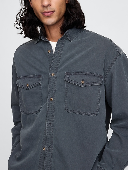 Image number 4 showing, UltraSoft Denim Big Shirt