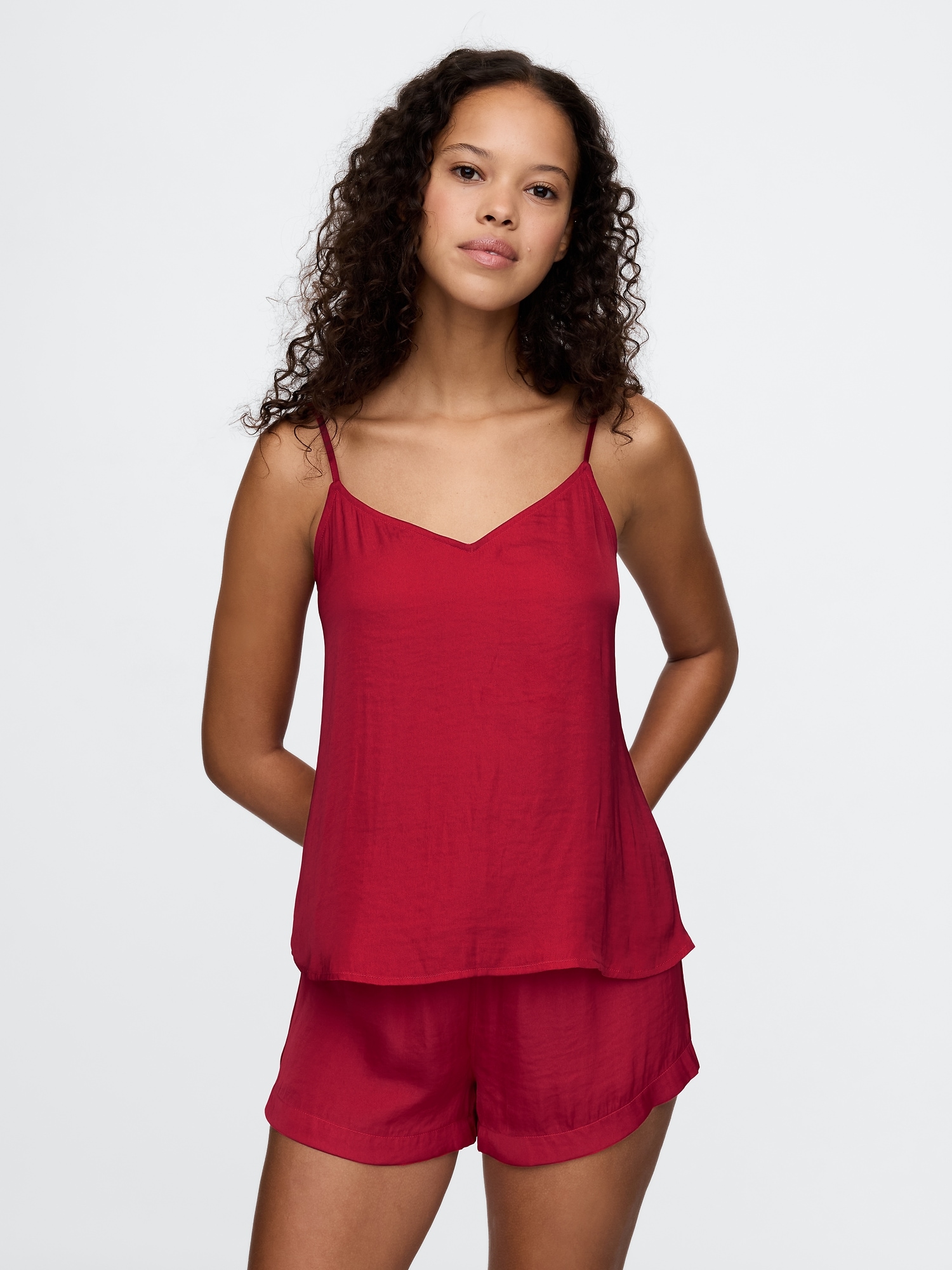 Camisole de pyjama en satin