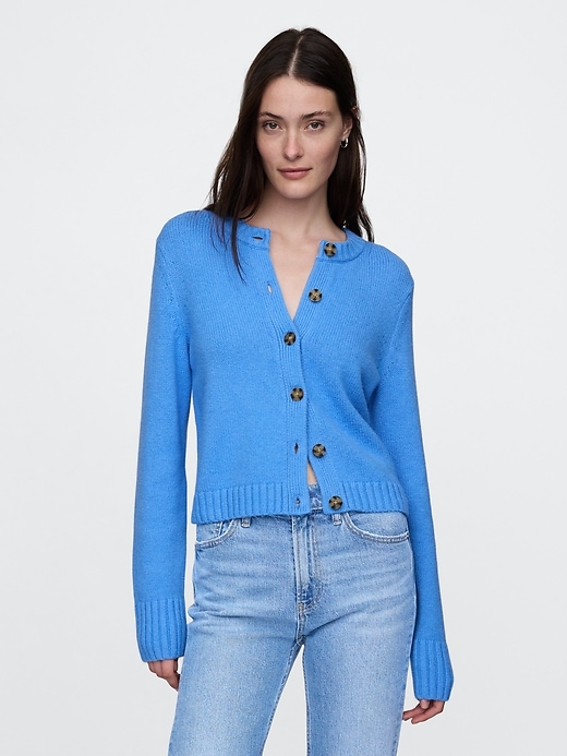 Image number 1 showing, CashSoft Cropped Cardigan