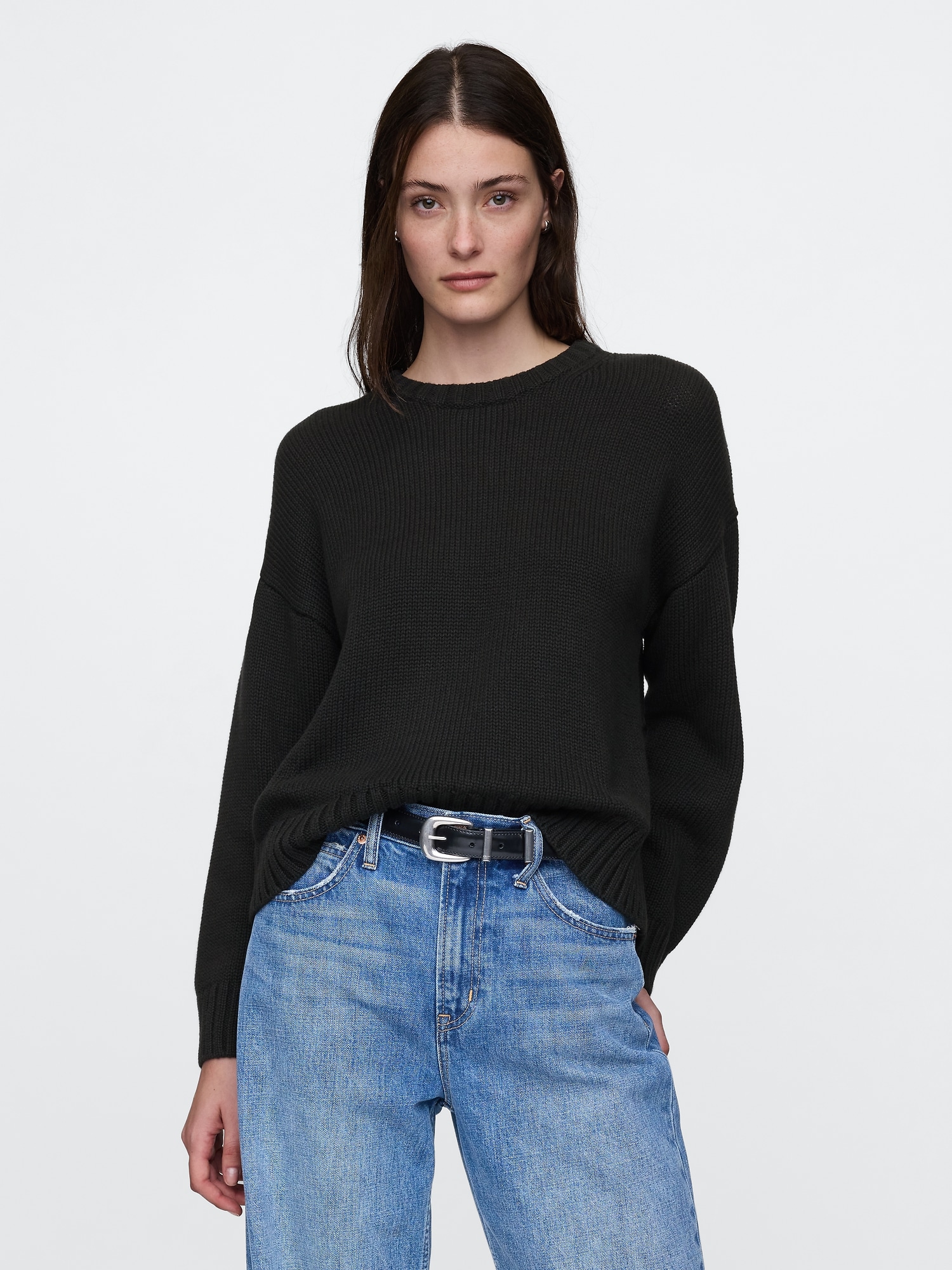 Relaxed Crewneck Sweater