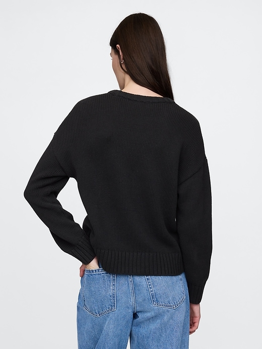 Image number 2 showing, Relaxed Crewneck Sweater