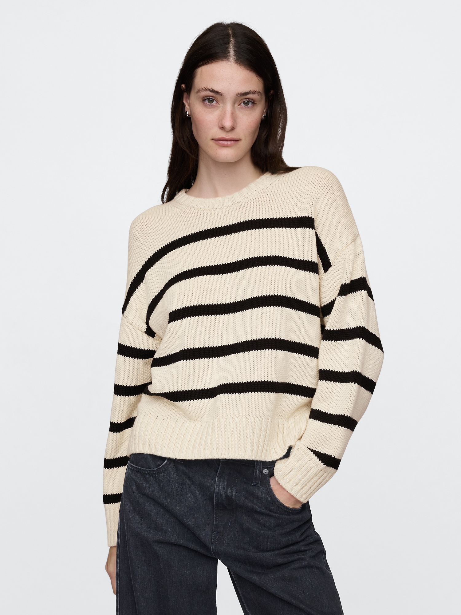 Relaxed Crewneck Sweater