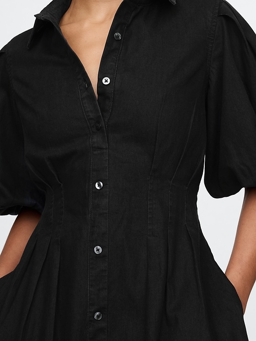 Image number 4 showing, Bubble Mini Shirtdress