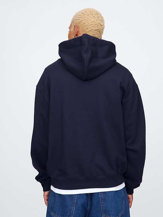 Image number 2 showing, Oversized Chenille Logo Hoodie