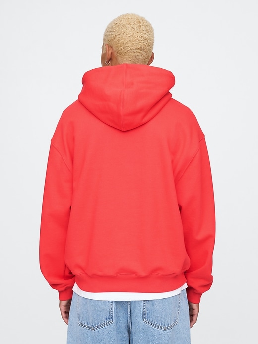 Image number 2 showing, Oversized Chenille Logo Hoodie