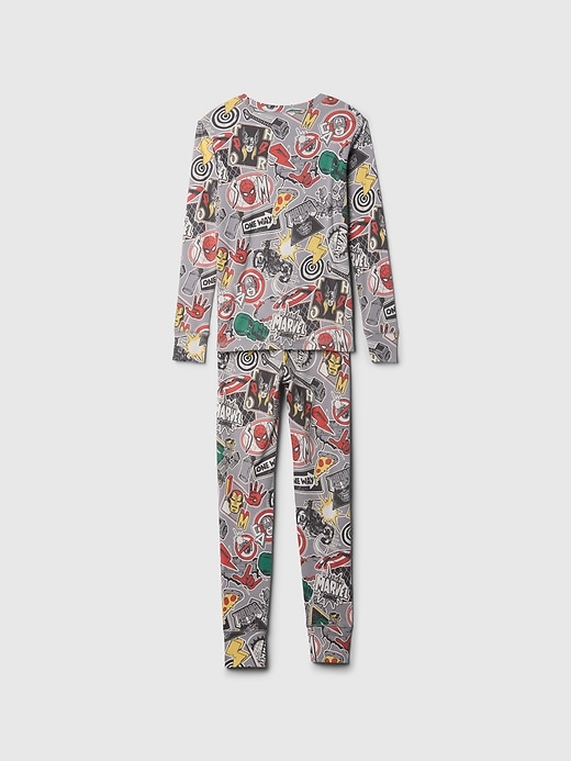 Image number 2 showing, Kids Marvel Organic Brushed Cotton Spider-Man PJ Set