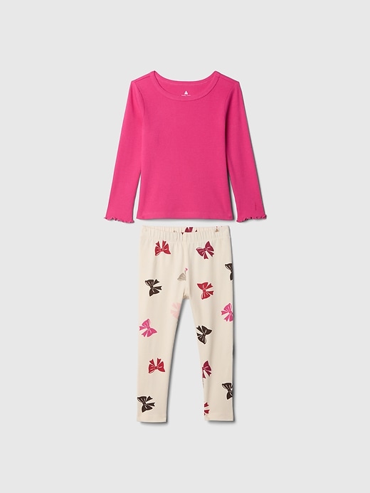 Image number 1 showing, babyGap Mix and Match Bow Outfit Set