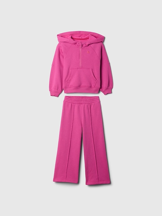 Image number 1 showing, babyGap Half-Zip Hoodie Sweat Set