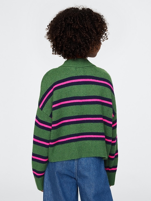 Image number 2 showing, Kids CashSoft Oversized V-Neck Sweater