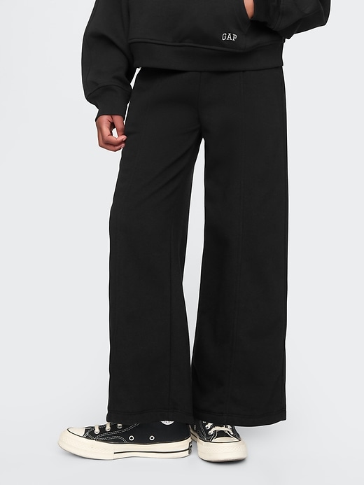 Image number 2 showing, Kids Vintage Soft Wide-Leg Sweatpants