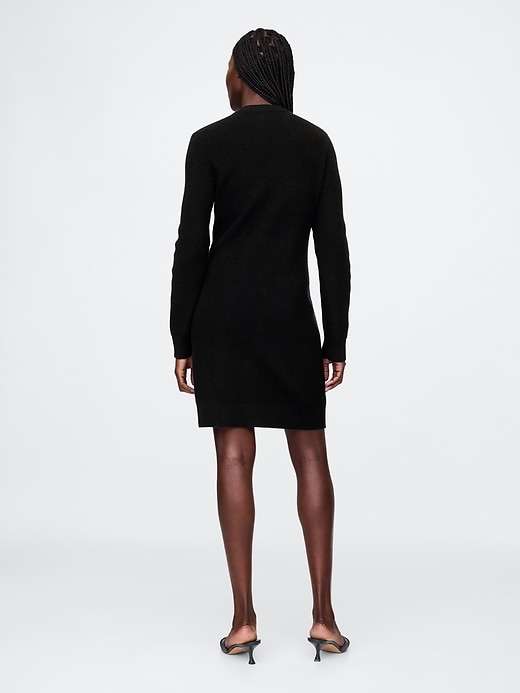 Image number 2 showing, Shaker-Stitch Mini Sweater Dress