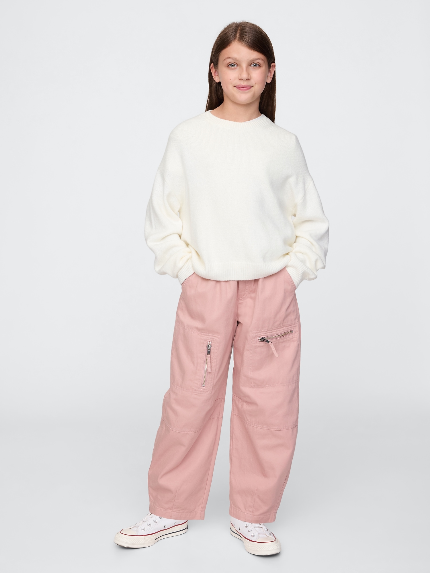 Pantalon ballon surdimensionné à taille extensible pour Enfant