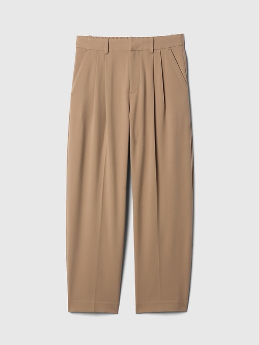 Image number 7 showing, 365 High Rise Brushed Twill Pleated Taper Trousers