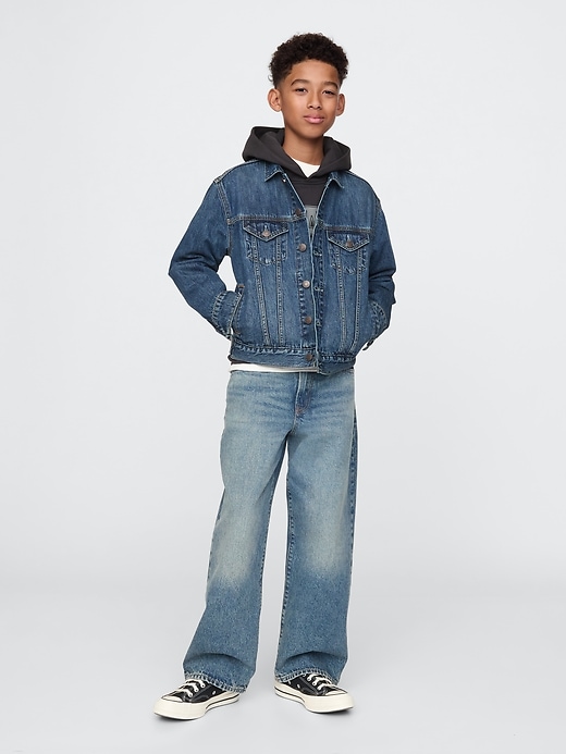 Image number 3 showing, Gap × Disney Kids Mickey Mouse Denim Icon Jacket