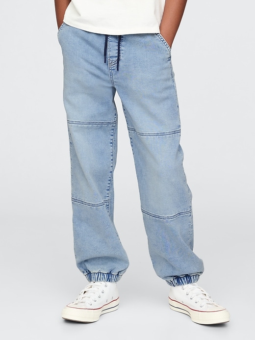 Image number 2 showing, Kids Knit Relaxed Pull-On Jeans