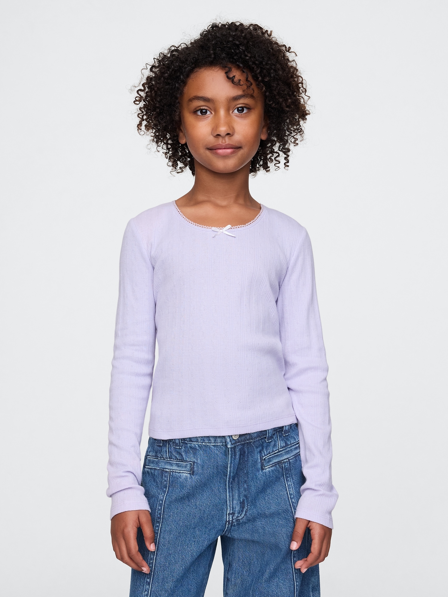 Kids Pointelle T-Shirt