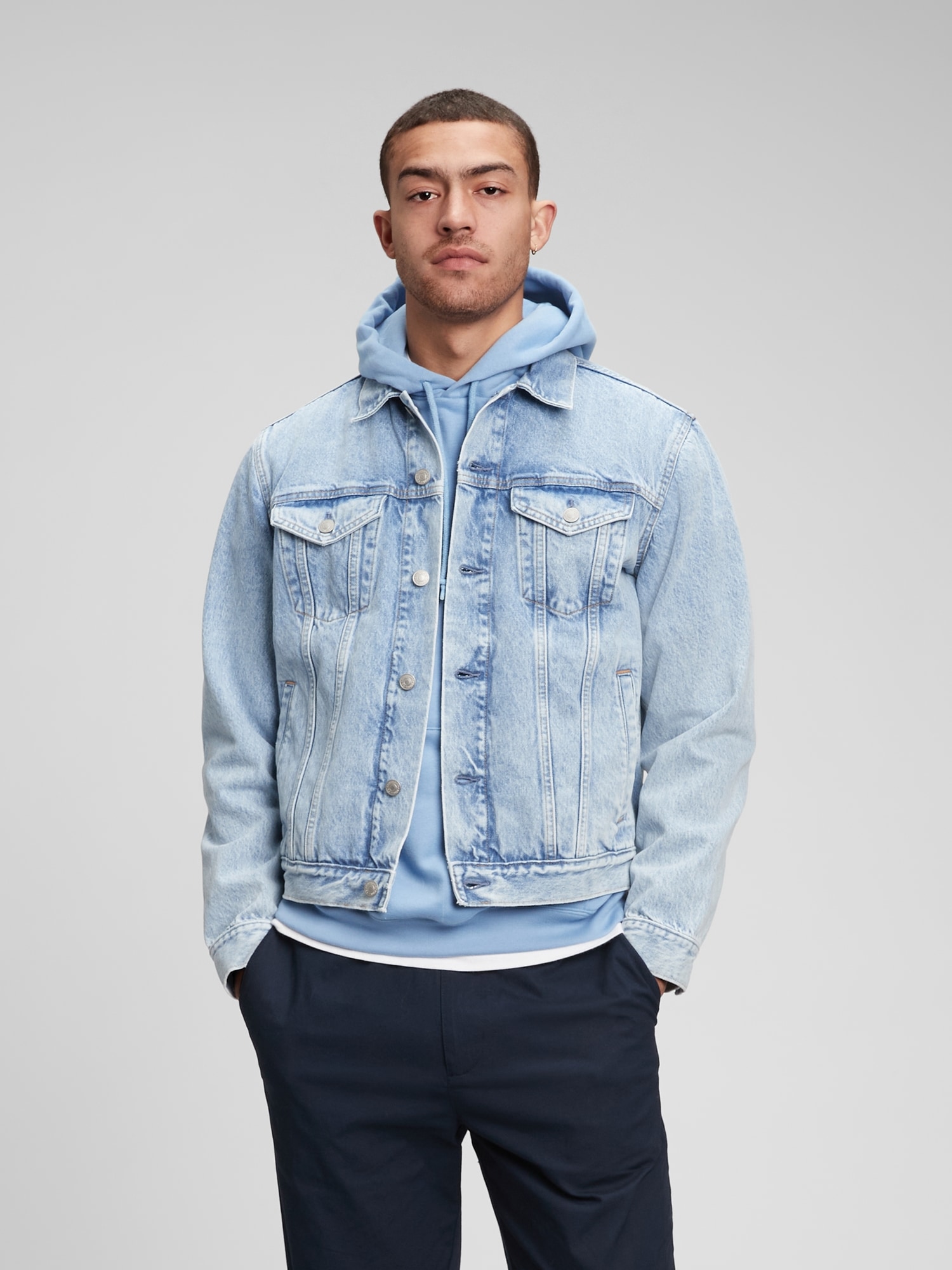 Veste en denim emblématique avec Washwell