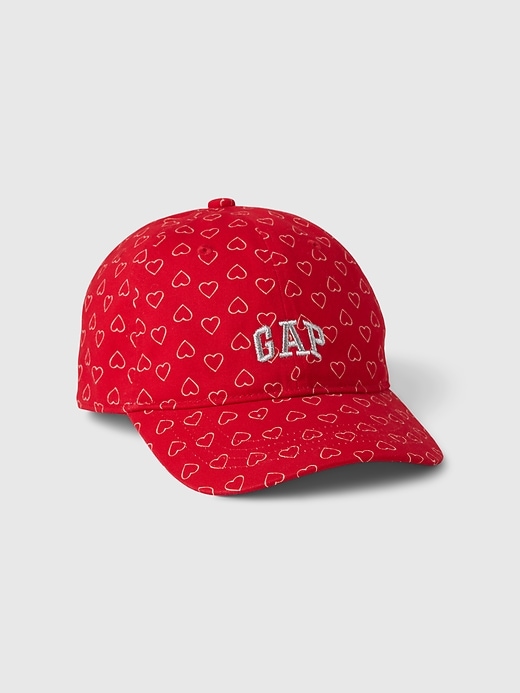 L'image numéro 1 présente Casquette de baseball à logo et à motif de cœurs pour Enfant