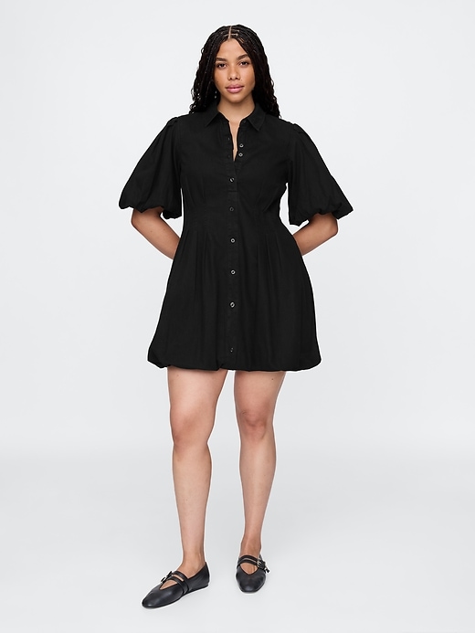 Image number 5 showing, Bubble Mini Shirtdress