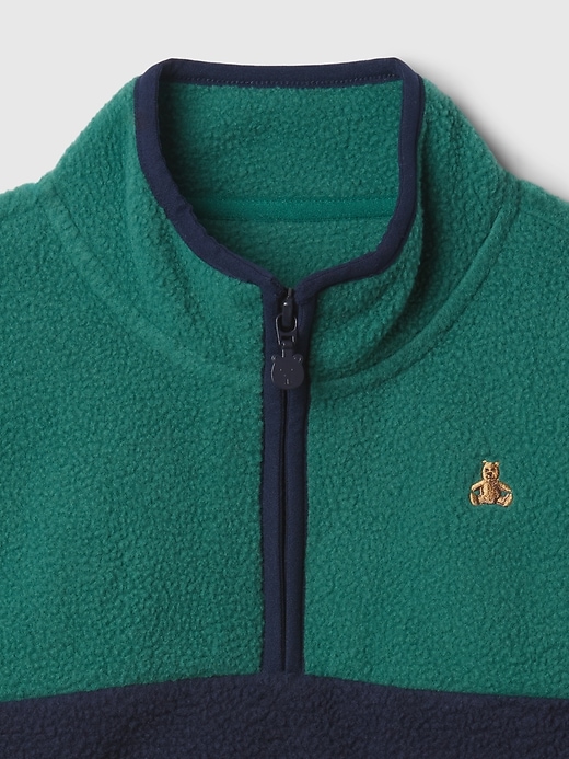 Image number 4 showing, babyGap Sherpa Half-Zip Pullover