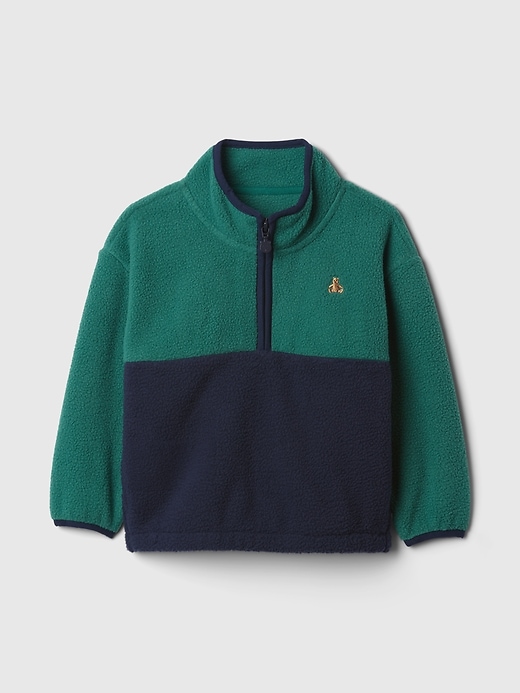 Image number 3 showing, babyGap Sherpa Half-Zip Pullover