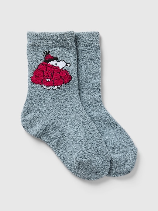 View large product image 1 of 1. Baby & Toddler  Snoopy Cozy Socks