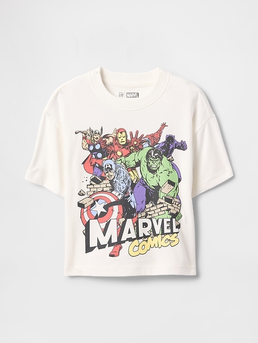 Image number 1 showing, Baby &amp; Toddler Marvel Oversized Graphic T-Shirt