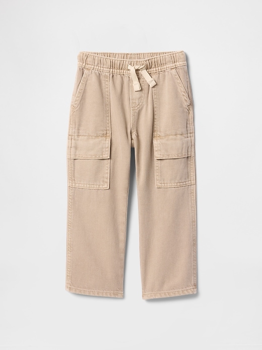 Image number 2 showing, Baby &amp; Toddler UltraSoft Pull-On Baggy Cargo Jeans