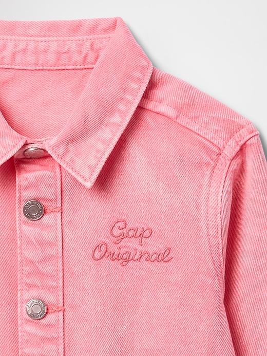 Image number 4 showing, Baby &amp; Toddler UltraSoft Denim Logo Chore Jacket