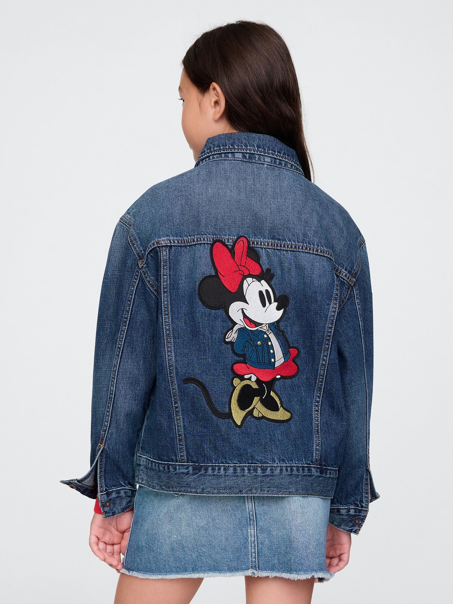 Gap × Disney Kids Minnie Mouse Icon Denim Jacket