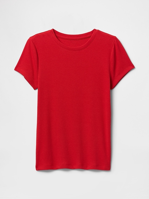 Image number 5 showing, Modern Rib Cropped T-Shirt