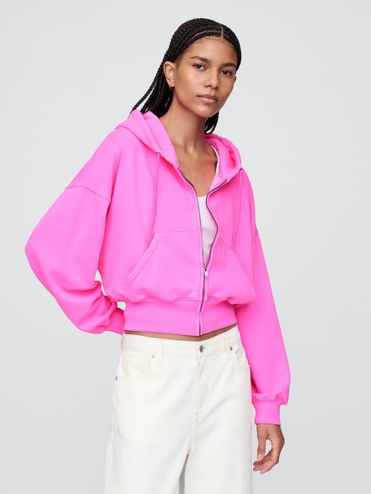 Image number 1 showing, Vintage Soft Full-Zip Wedge Hoodie