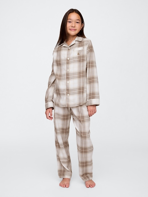 Image number 4 showing, Kids Recycled Flannel PJ set