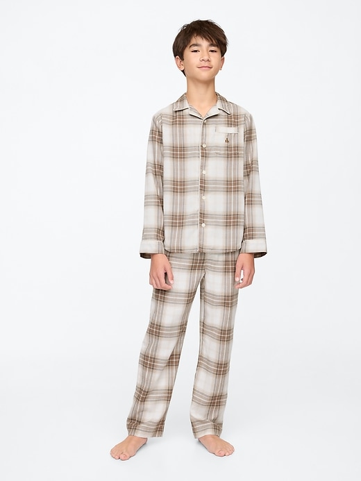 Image number 5 showing, Kids Recycled Flannel PJ set