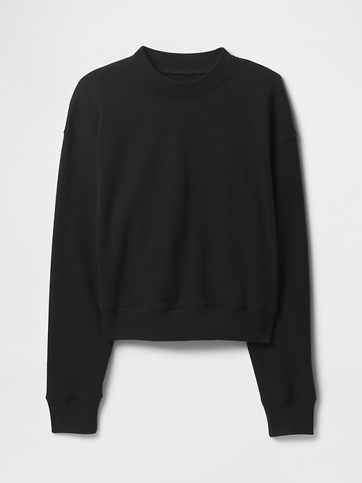 Image number 4 showing, French Terry Cropped Sweatshirt