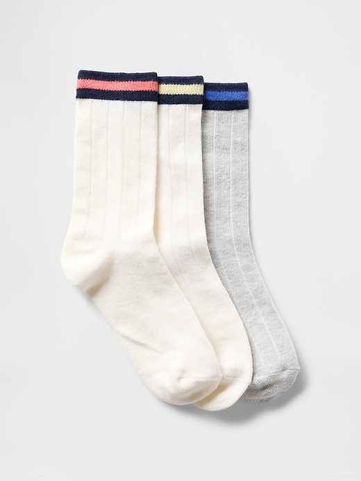 View large product image 1 of 1. Kids Crew Socks (3-Pack)