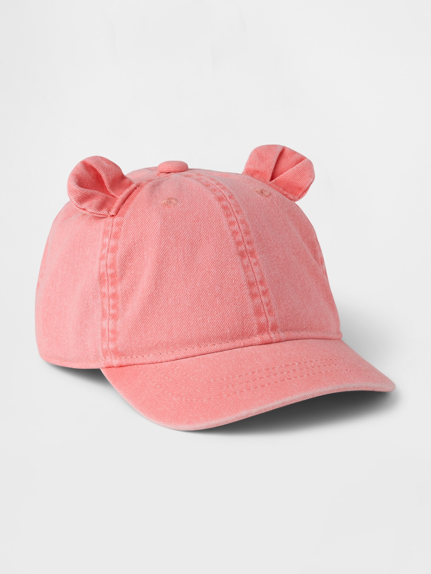 Toddler Denim Bear Baseball Hat