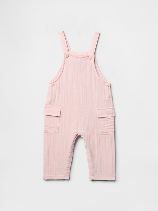 Image number 1 showing, Baby Crinkle Gauze Overalls